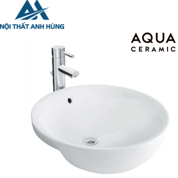 Chậu Rửa Mặt Lavabo Inax AL-333V Bán Âm Aqua Ceramic