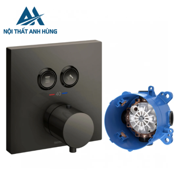 Van Điều Chỉnh Nhiệt Độ TOTO TBV02406BA#MBL TBN01001B Màu Đen Mờ